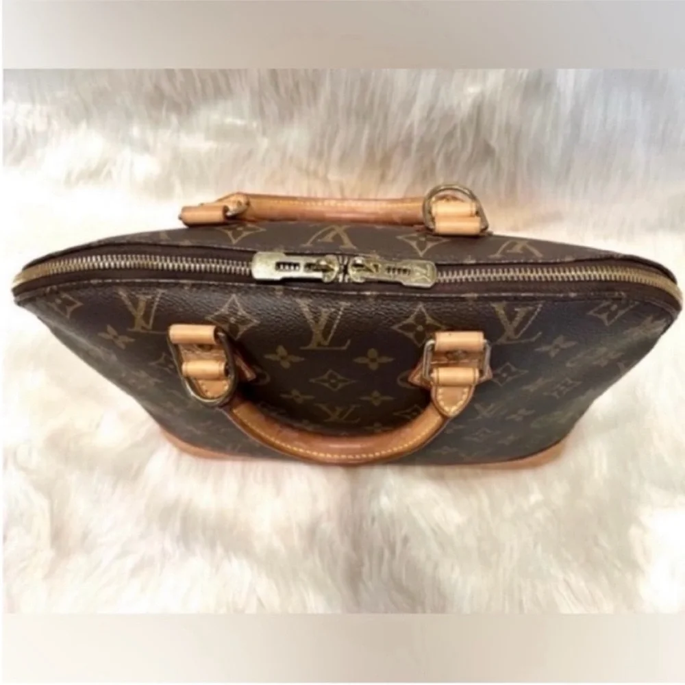 Louis Vuitton Alma PM Handbag Bag Tote Boston Bag - Picture 7 of 14